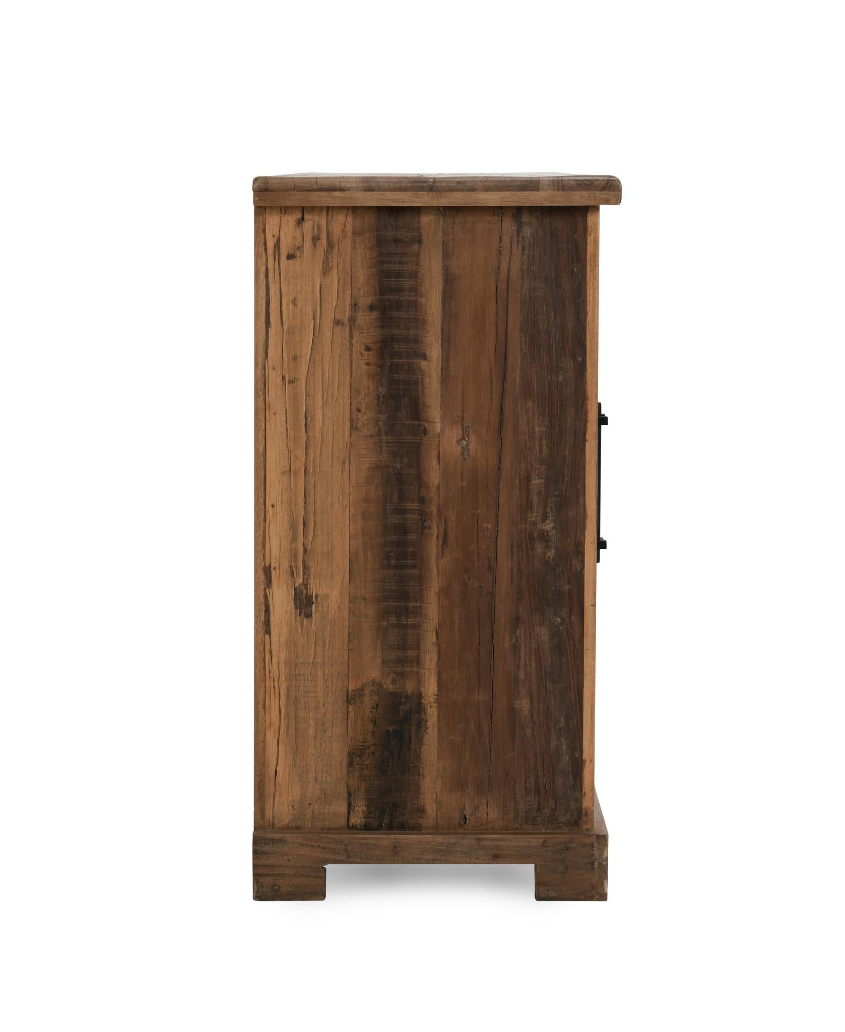Zion Natural 4 Door Cabinet - Ornate Home