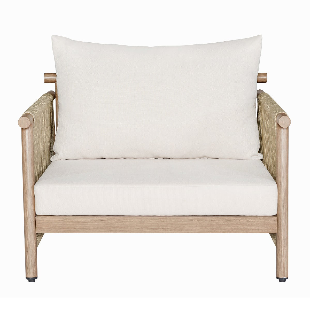 Zira Beige/Brown 5-Piece Patio Sofa Set - Ornate Home