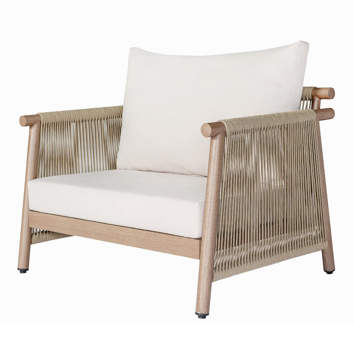 Zira Beige/Brown 5-Piece Patio Sofa Set - Ornate Home