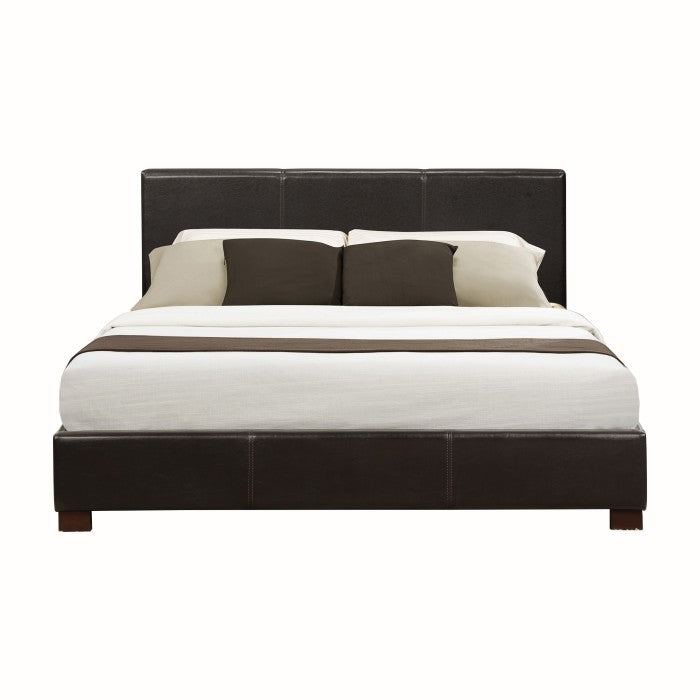 Zoey Brown Full Platform Bed - Ornate Home