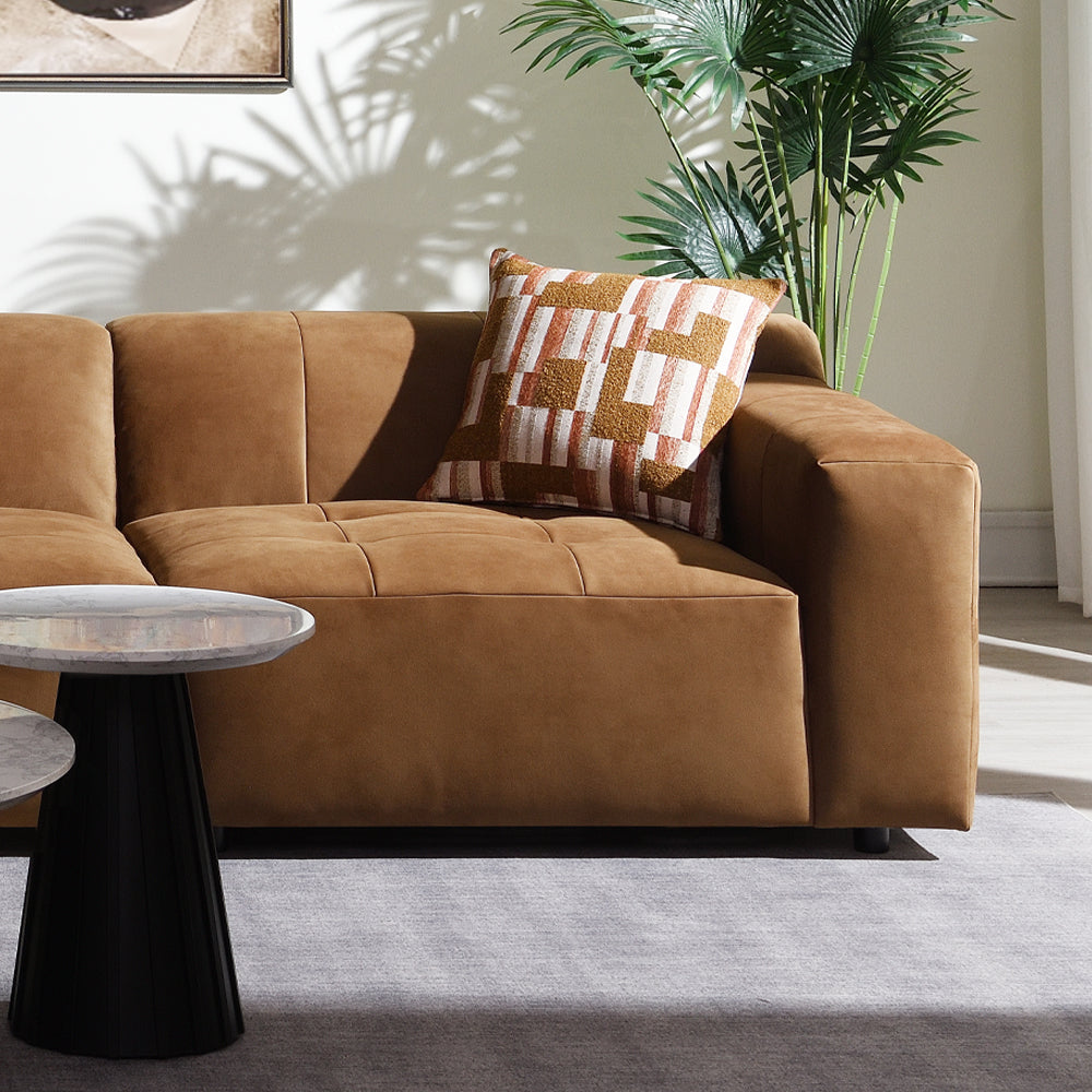 Zoey Chocolate Modular LAF Chair - Ornate Home