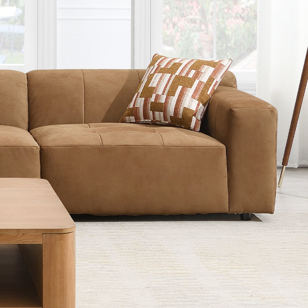 Zoey Chocolate Modular RAF Chair - Ornate Home