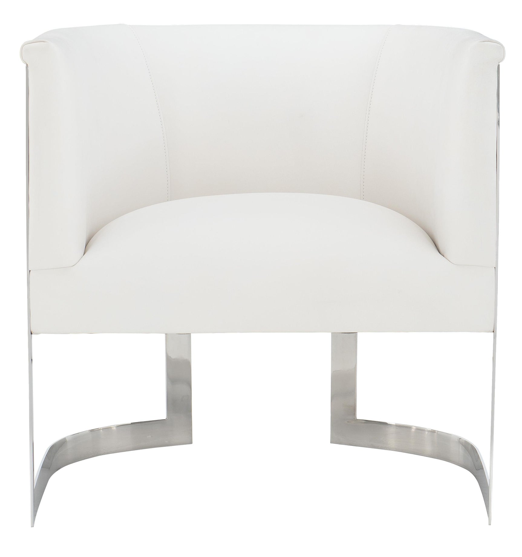 Zola White/Cream Fabric Chair - Ornate Home