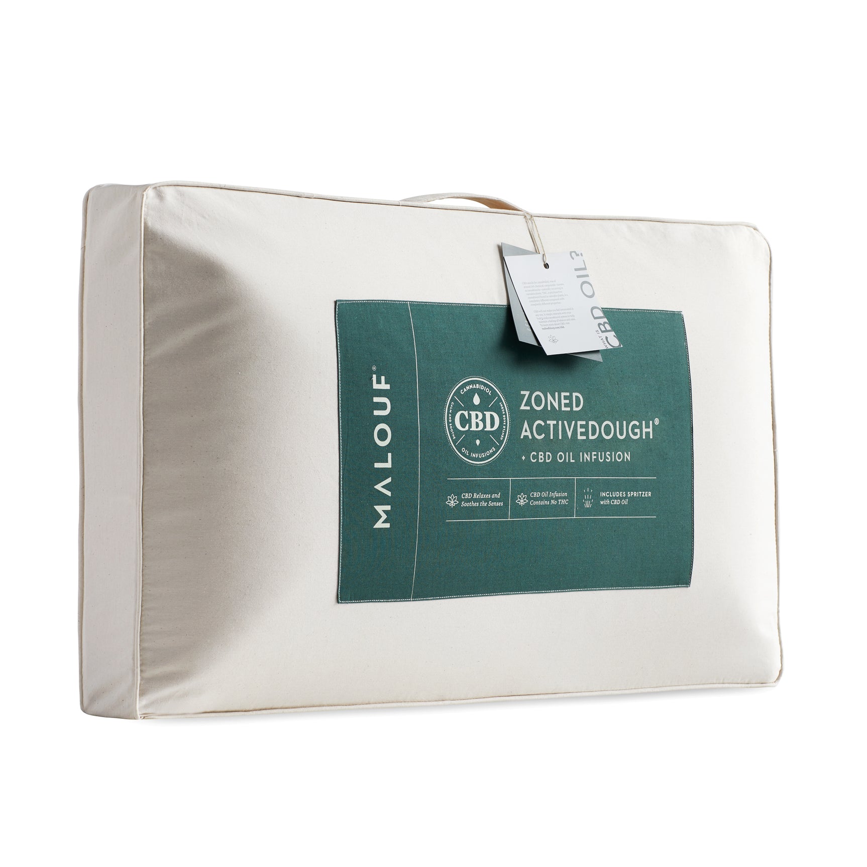 Zoned ActiveDough™ Cbd Oil King Pillow - Ornate Home