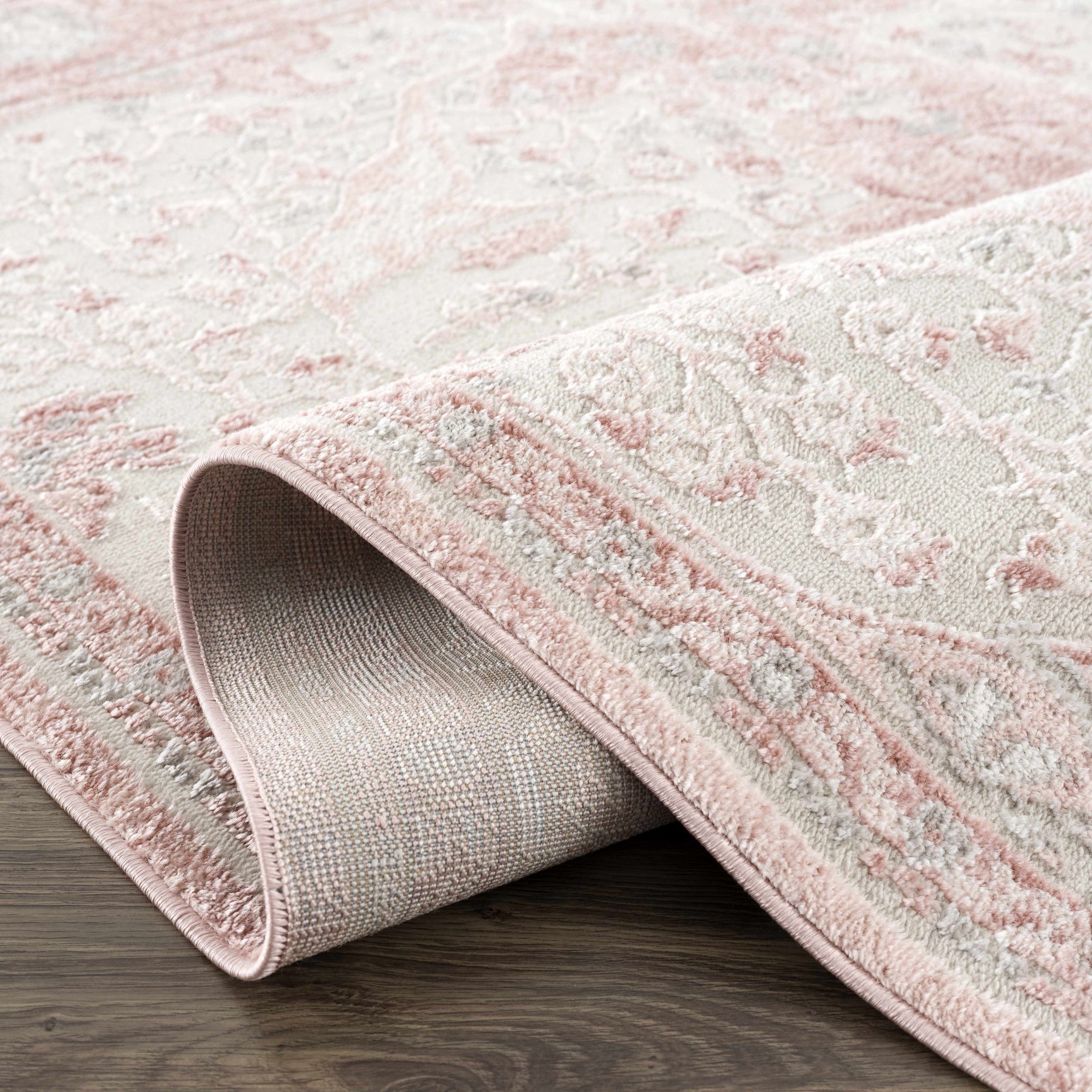 Zora Pink Area Rug - Ornate Home