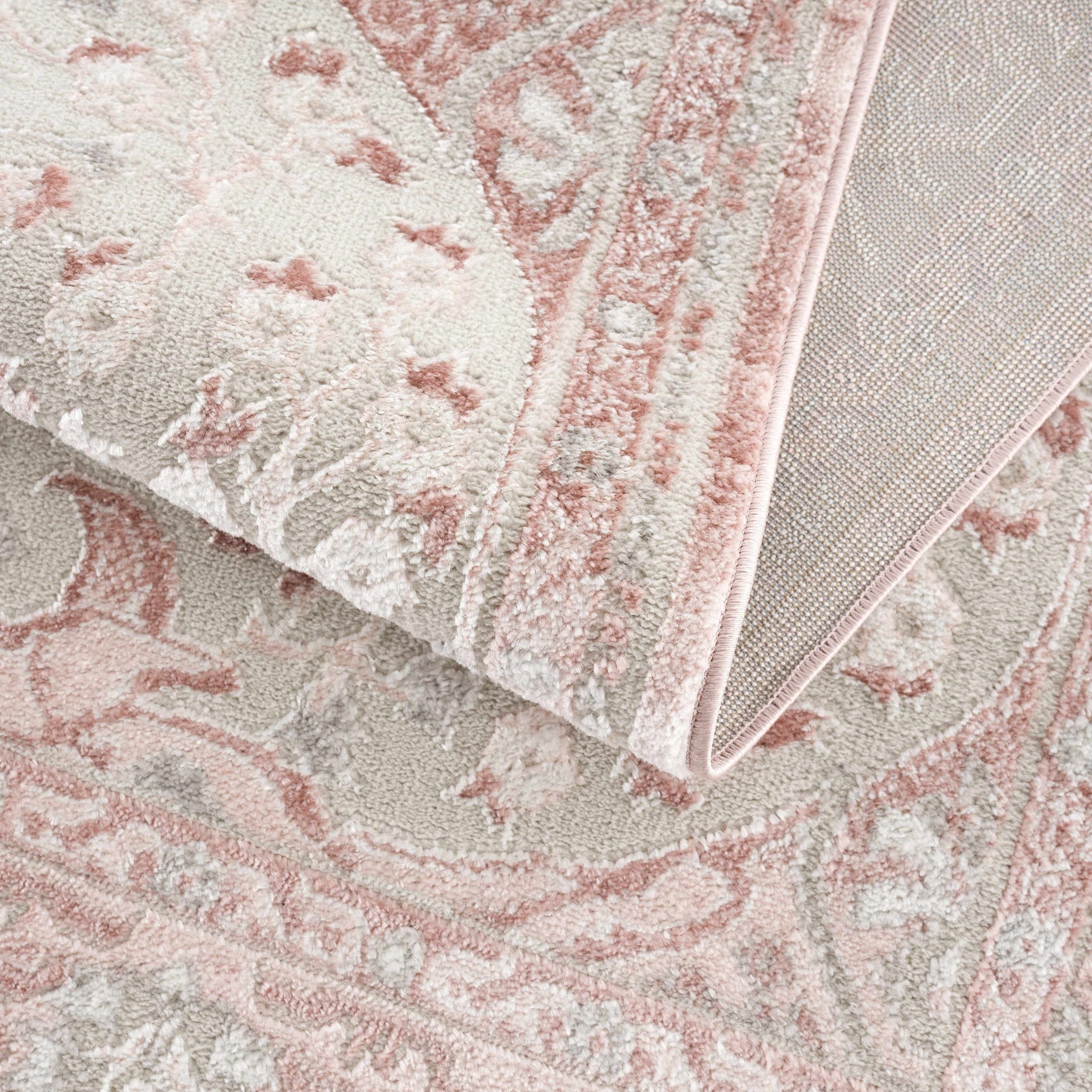 Zora Pink Area Rug - Ornate Home