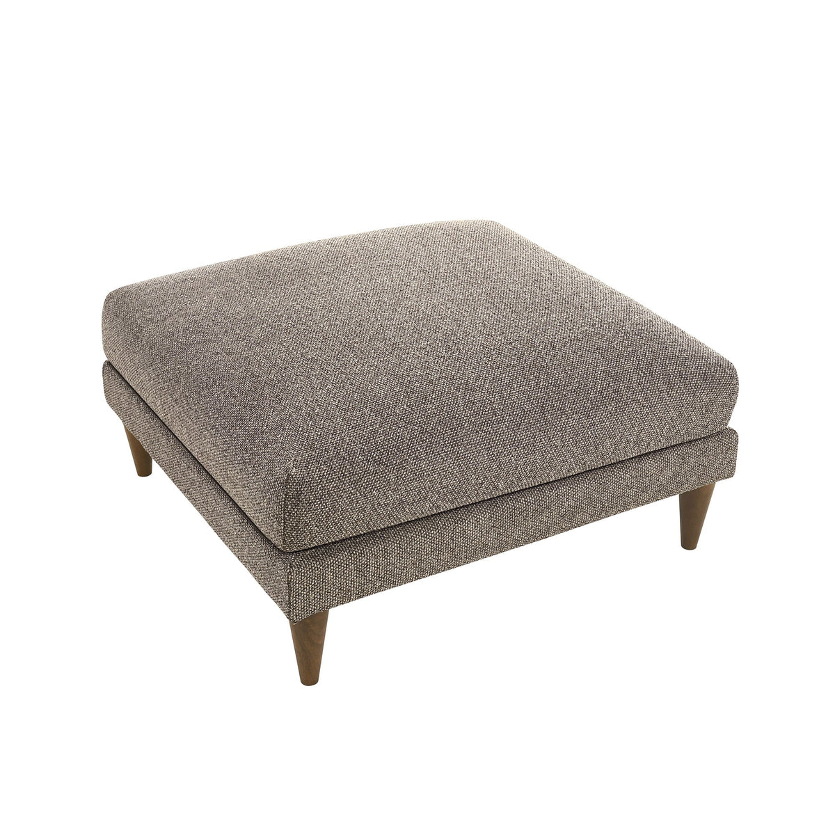 Zoya Earth Down Filled Overstuffed Boucle Ottoman