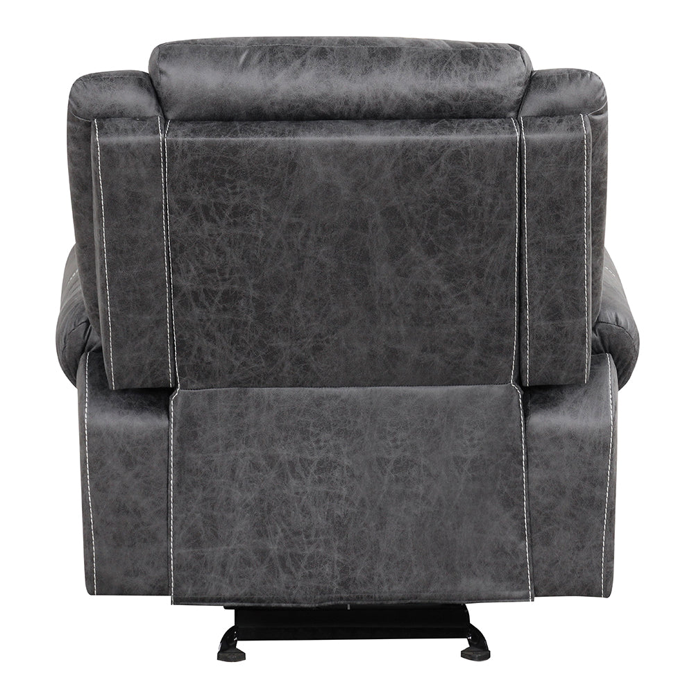 Zubaida Dark Gray Power Motion Glider Recliner - Ornate Home