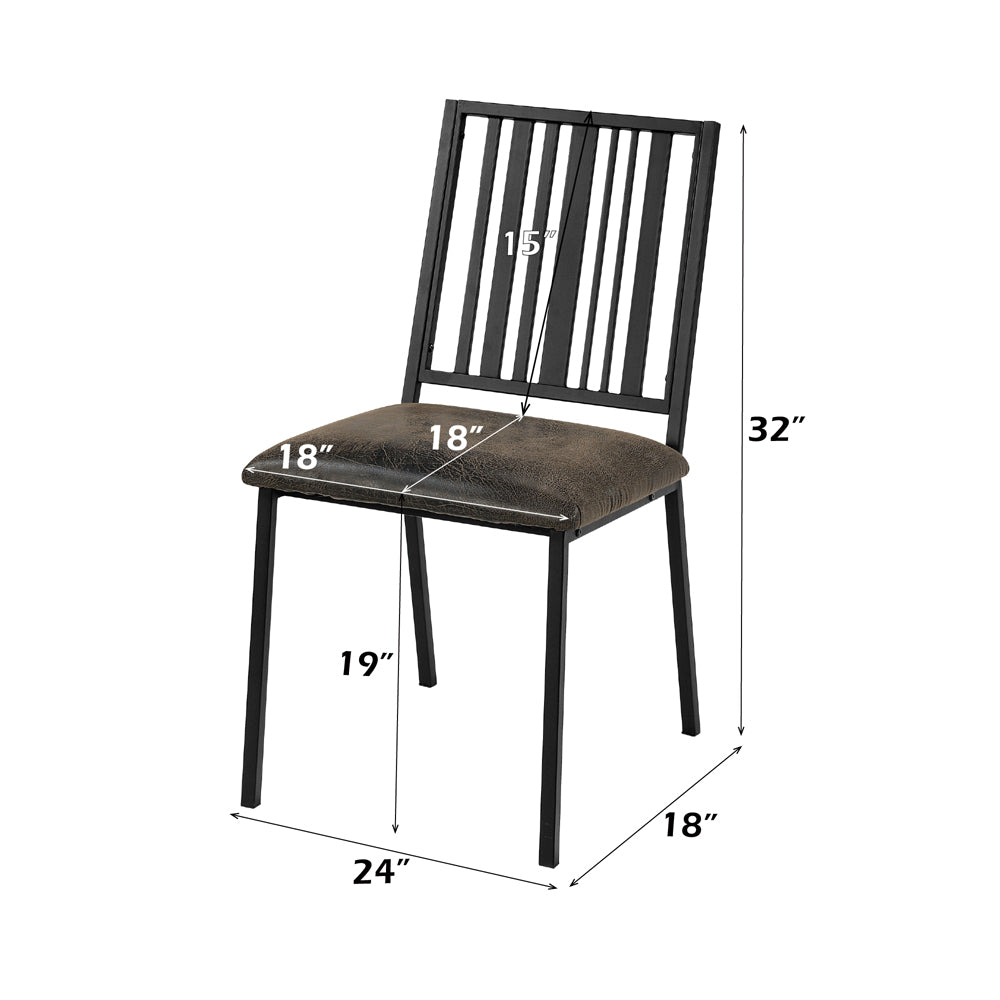 Zudora Side Chair(Set-2) - Ornate Home