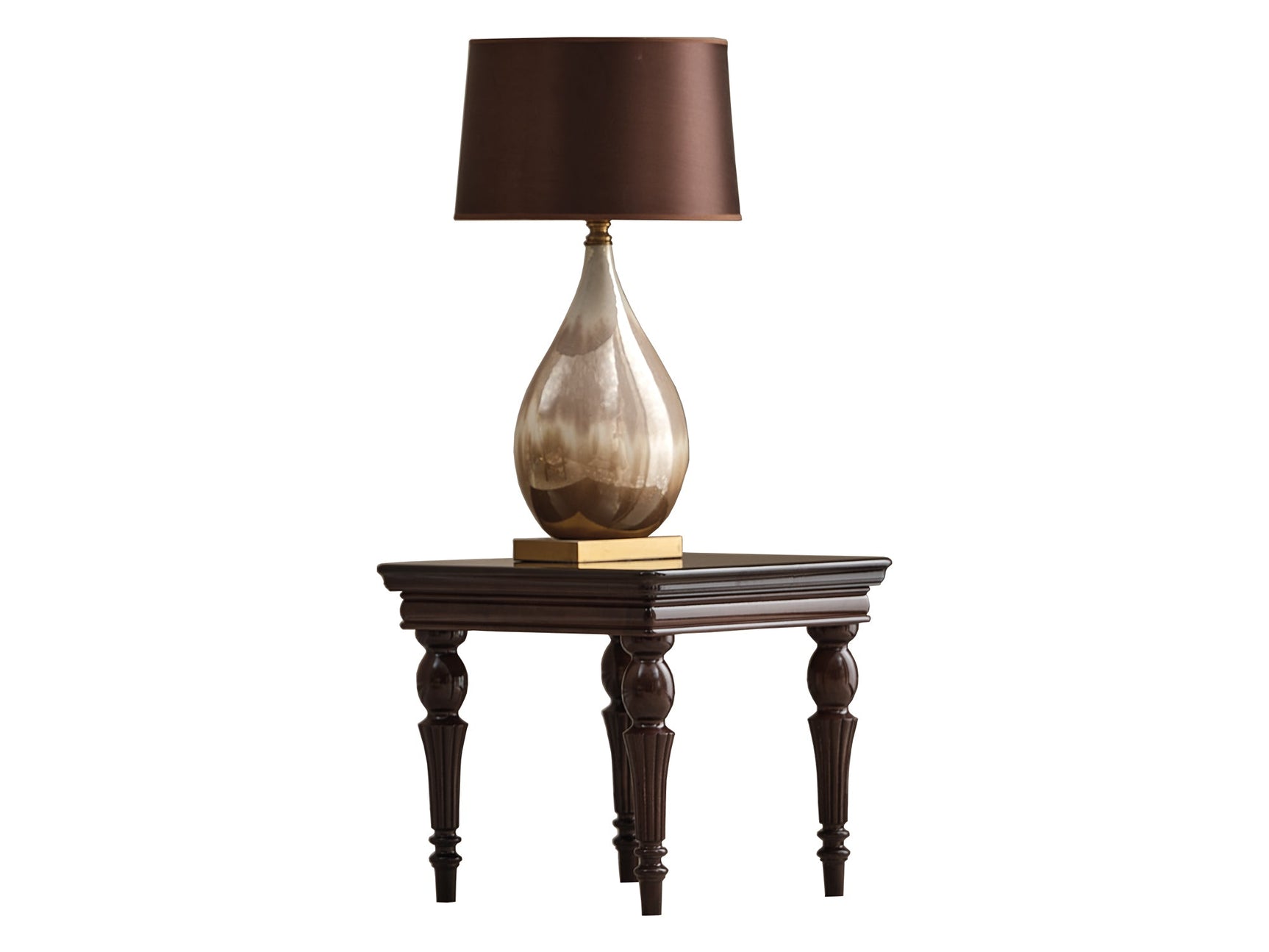 Zumrut Dark Brown End Table