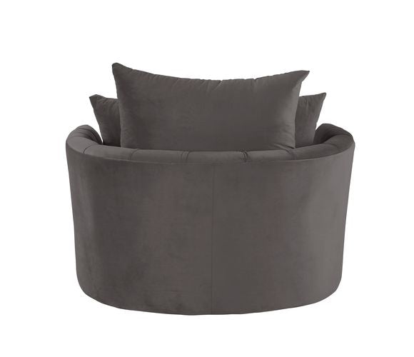 Zunyas Gray Accent Chair - Ornate Home