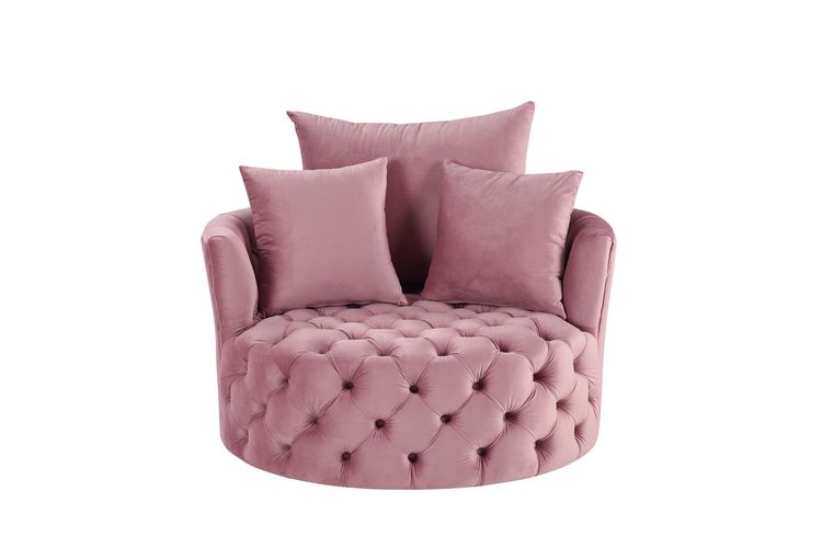 Zunyas Pink Accent Chair - Ornate Home