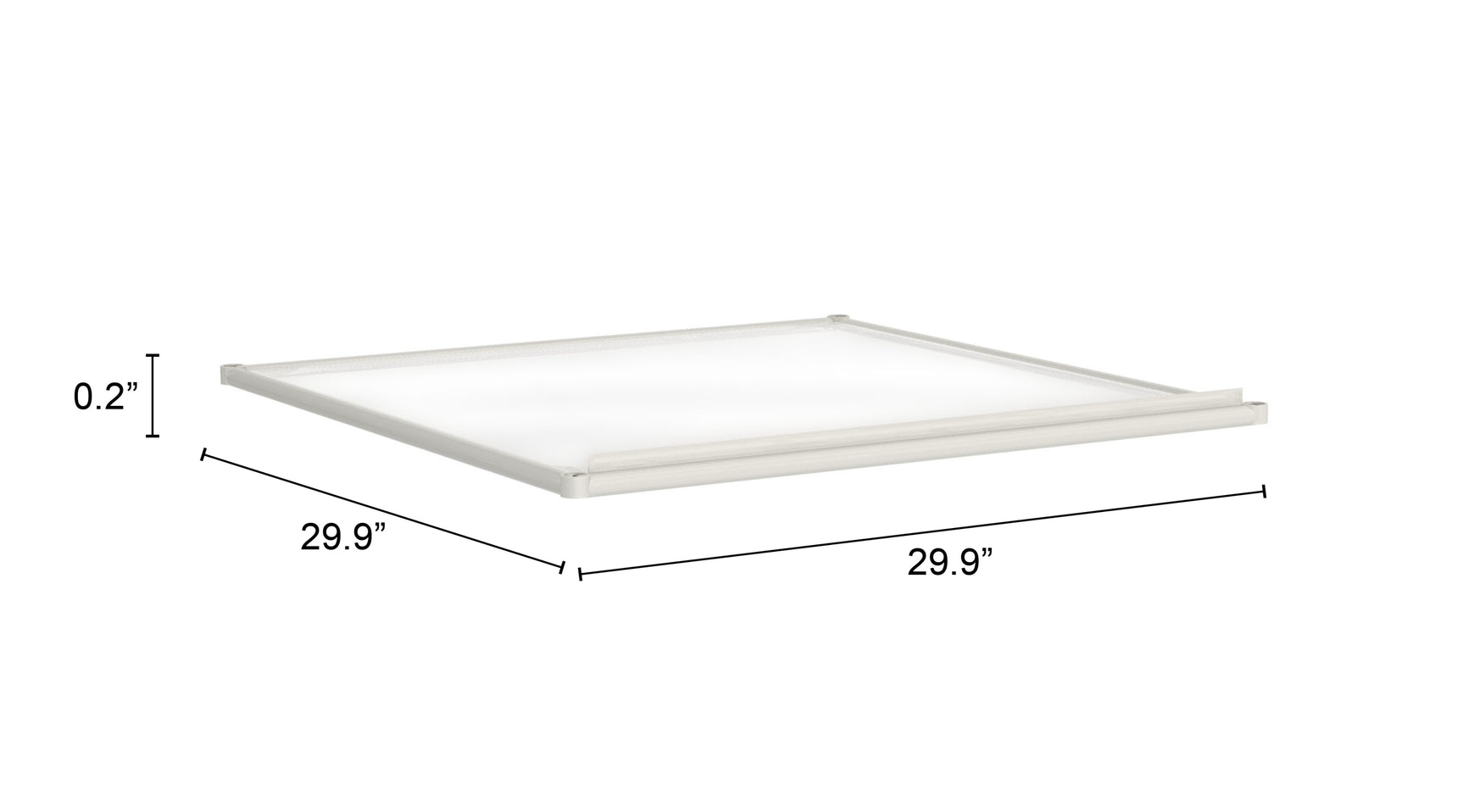 Zuo Light Gray Adjustable Shelf - Ornate Home