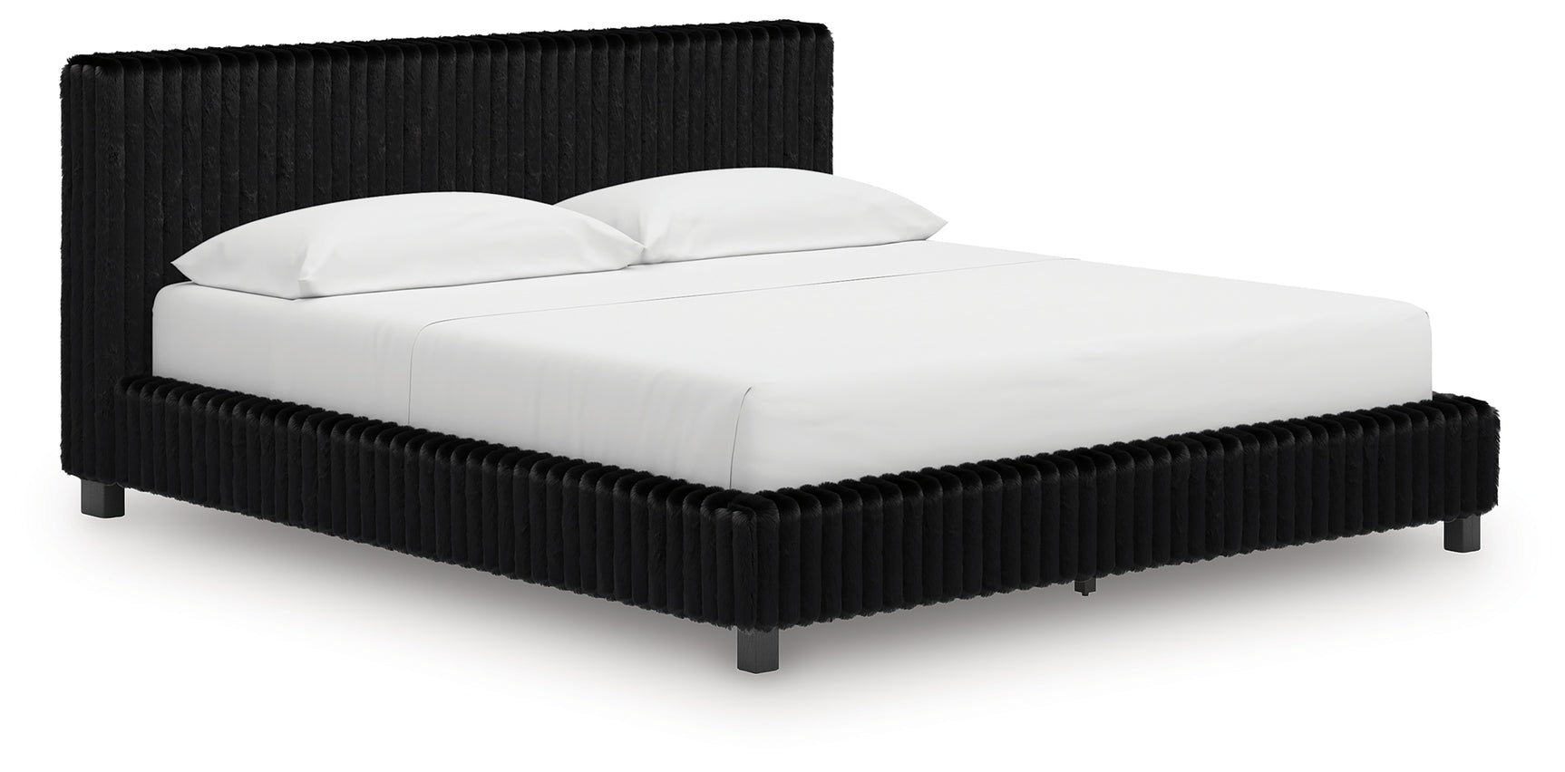 Zuraleus Black California King Upholstered Bed (Online Special Price) - Ornate Home