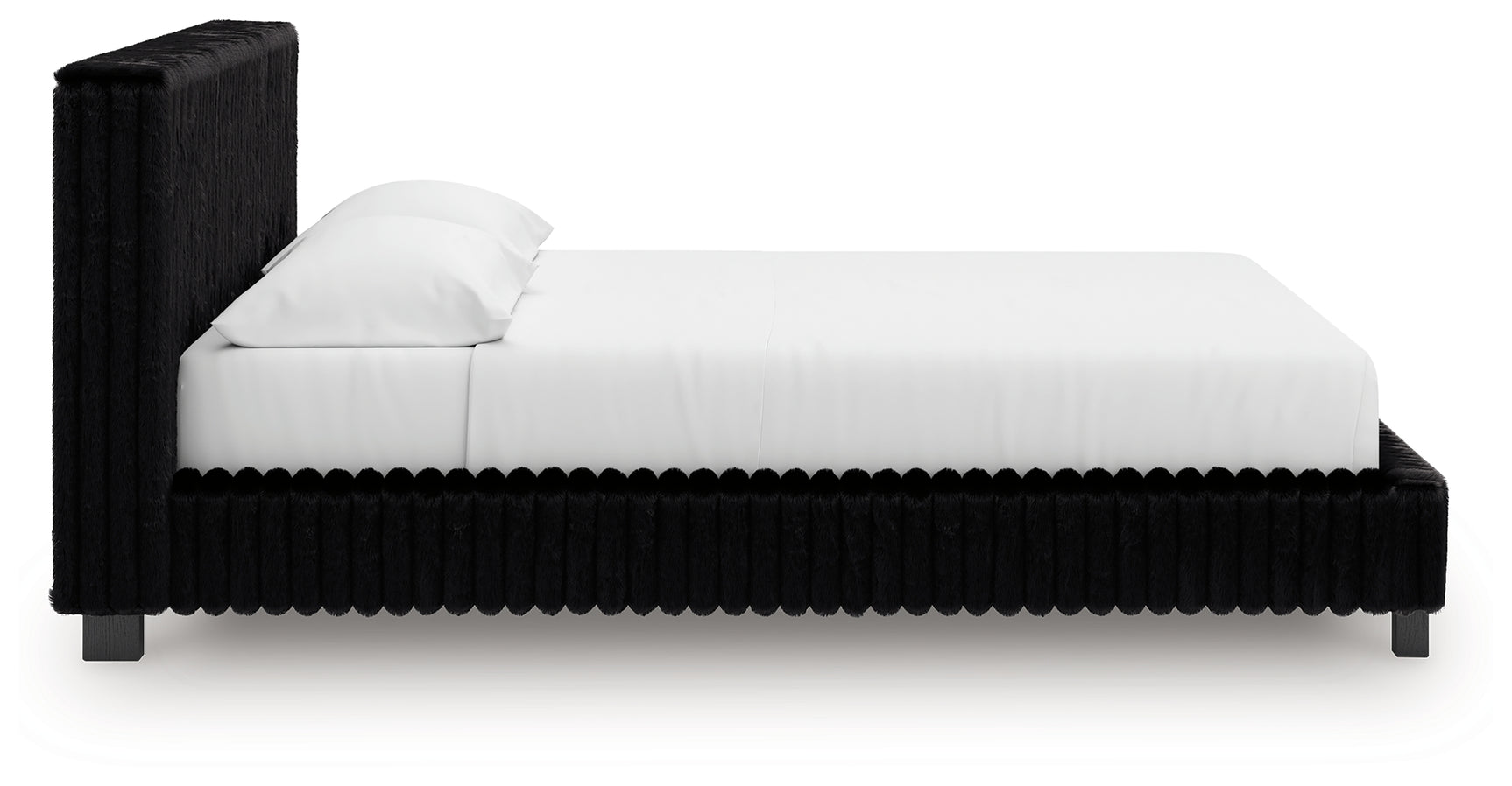 Zuraleus Black California King Upholstered Bed (Online Special Price) - Ornate Home