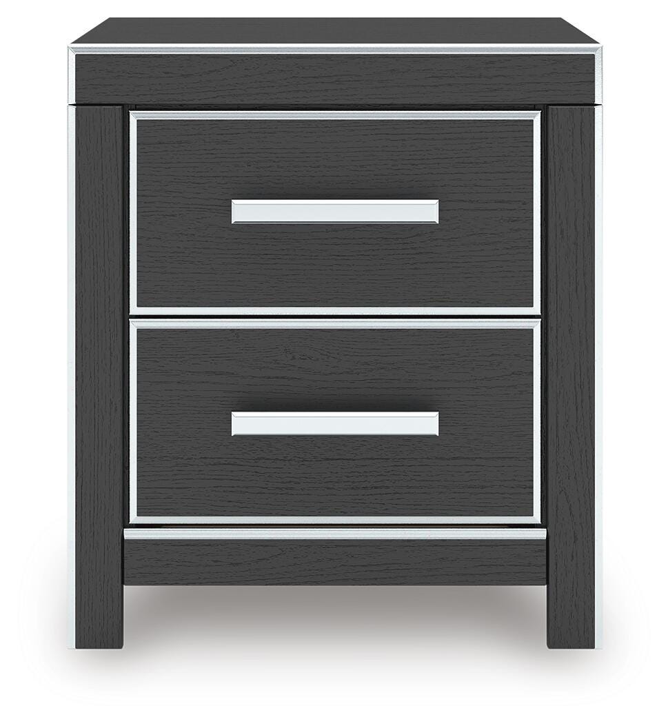 Zuraleus Black King Upholstered Bed, 2 Chests and 2 Nightstands - Ornate Home
