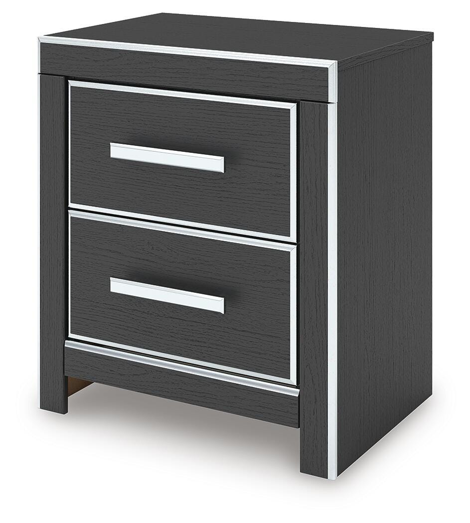 Zuraleus Black King Upholstered Bed, 2 Chests and 2 Nightstands - Ornate Home