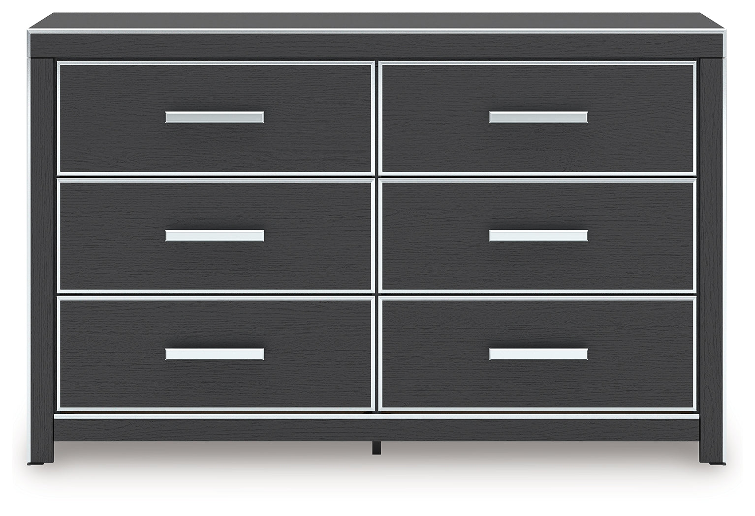 Zuraleus Black Six Drawer Dresser (Online Special Price) - Ornate Home