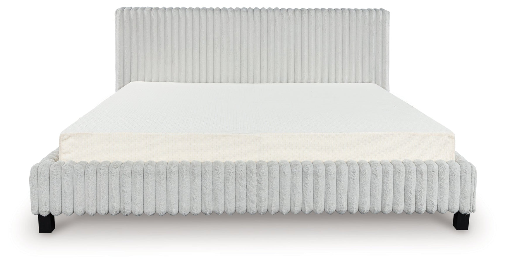 Zuraleus Gray King Upholstered Bed (Online Special Price) - Ornate Home