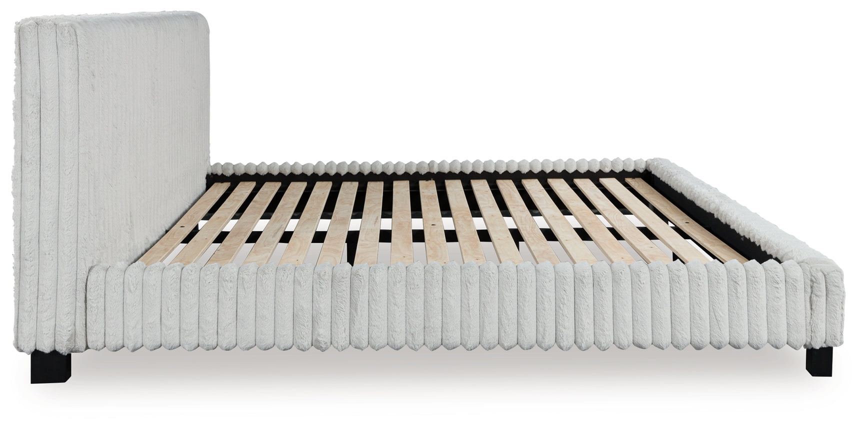 Zuraleus Gray King Upholstered Bed - Ornate Home