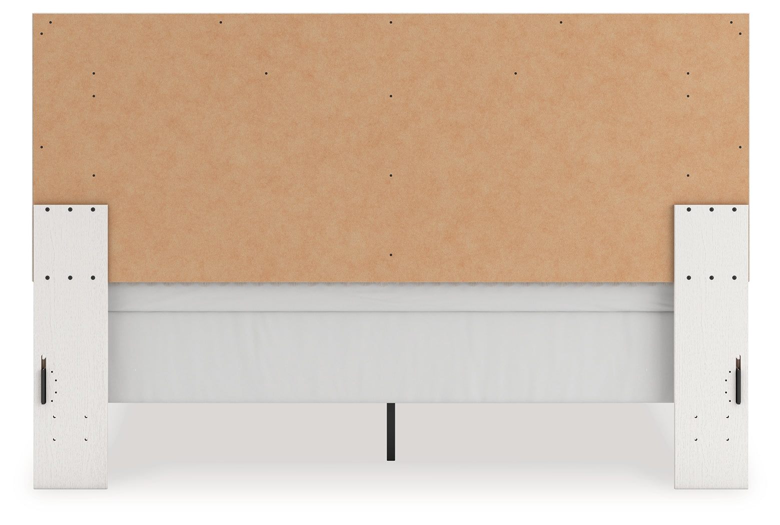 Zuraleus White King Upholstered Panel Bed - Ornate Home