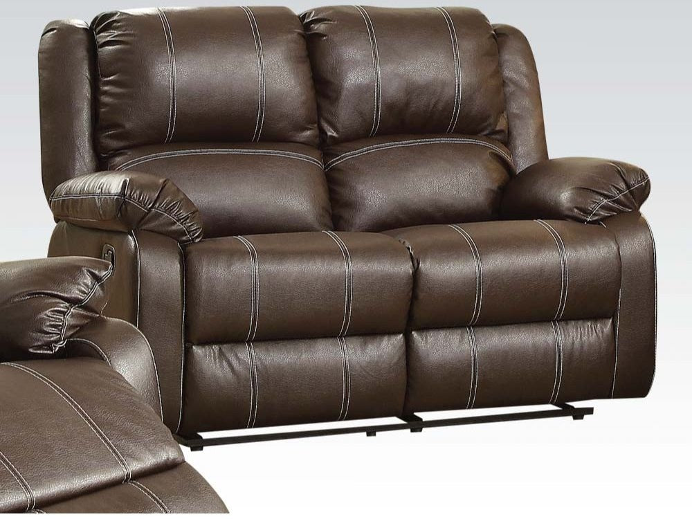 Zuriel Motion Loveseat in Brown 52281 - Ornate Home