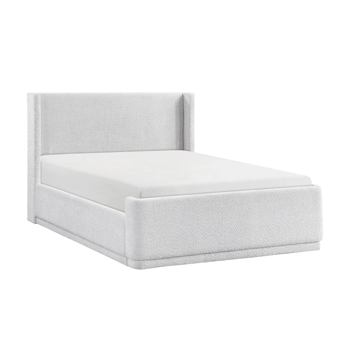 Carmel White Full Platform Bed