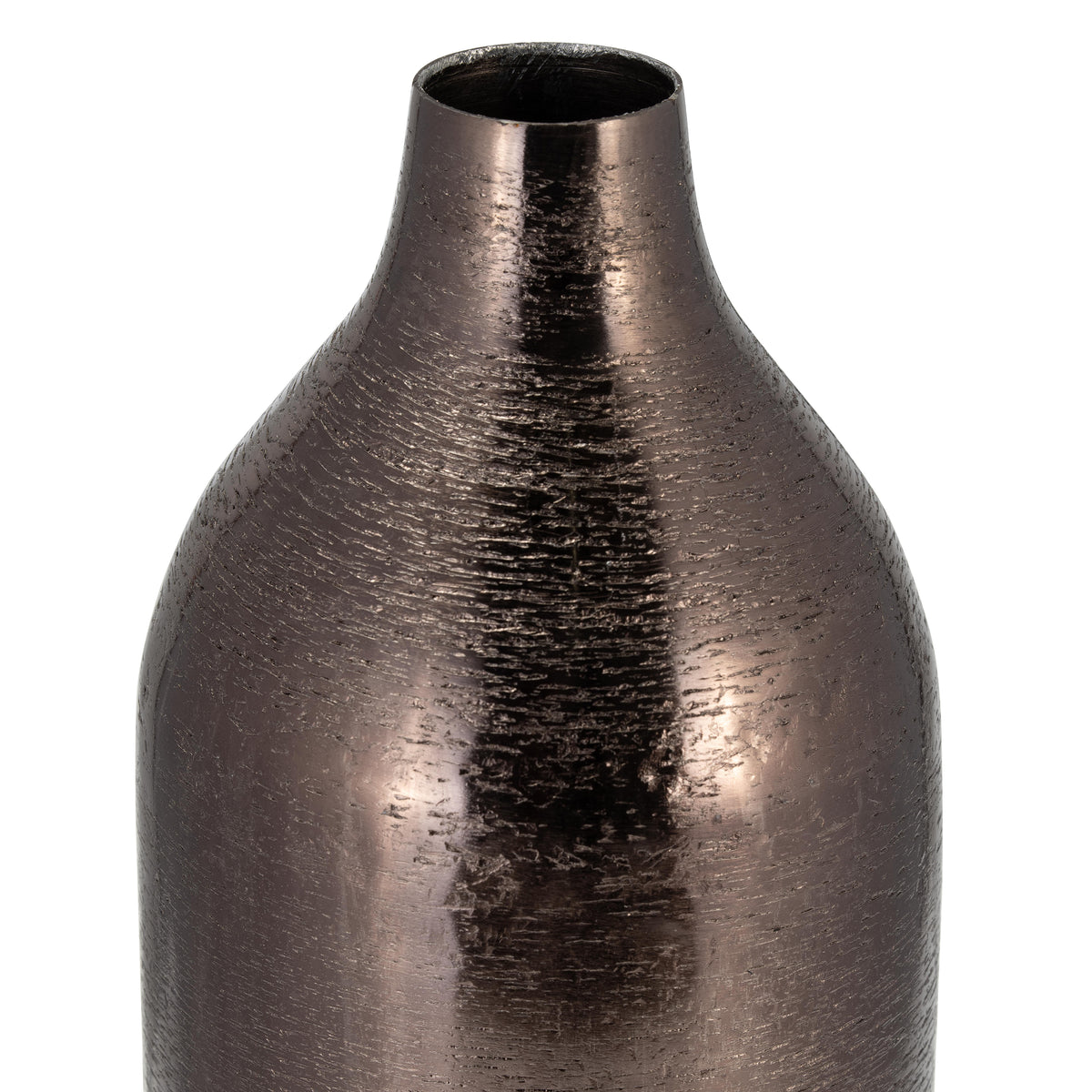 El Toro Black Metal Cylinder Vase