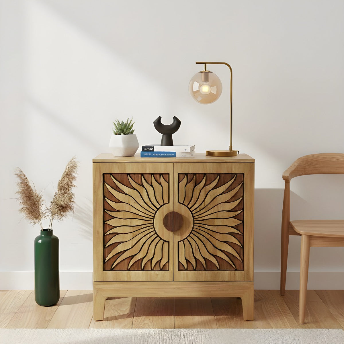 Lola Natural Oak Cabinet