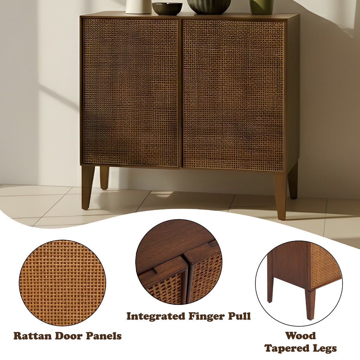 Lois Walnut Cabinet