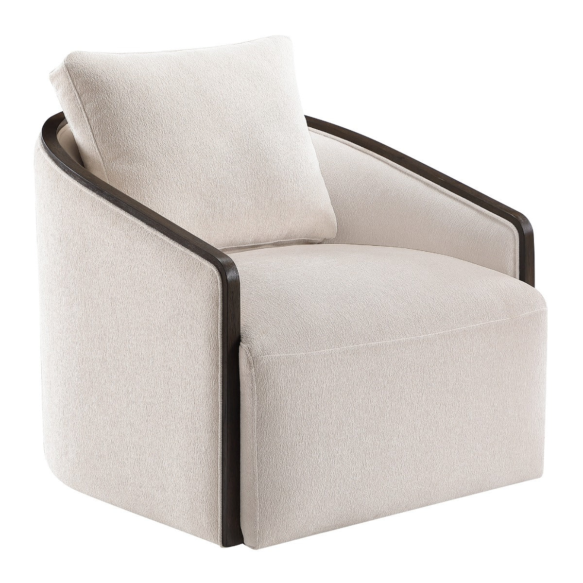 Lenora Beige Accent Chair W/Swivel