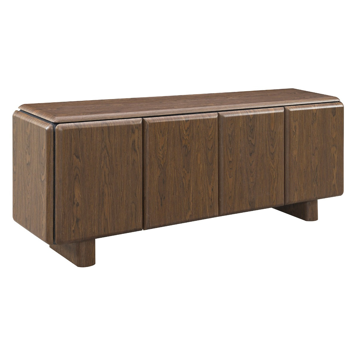 Lanza Dark Walnut Console Table