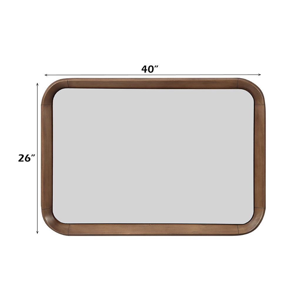 Harvey Walnut Accent Mirror