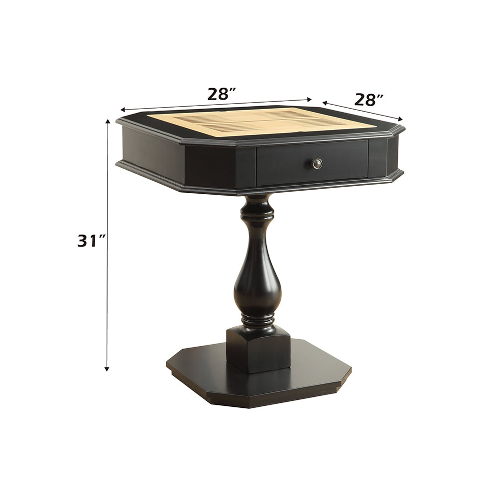 Bishop Black Game Table