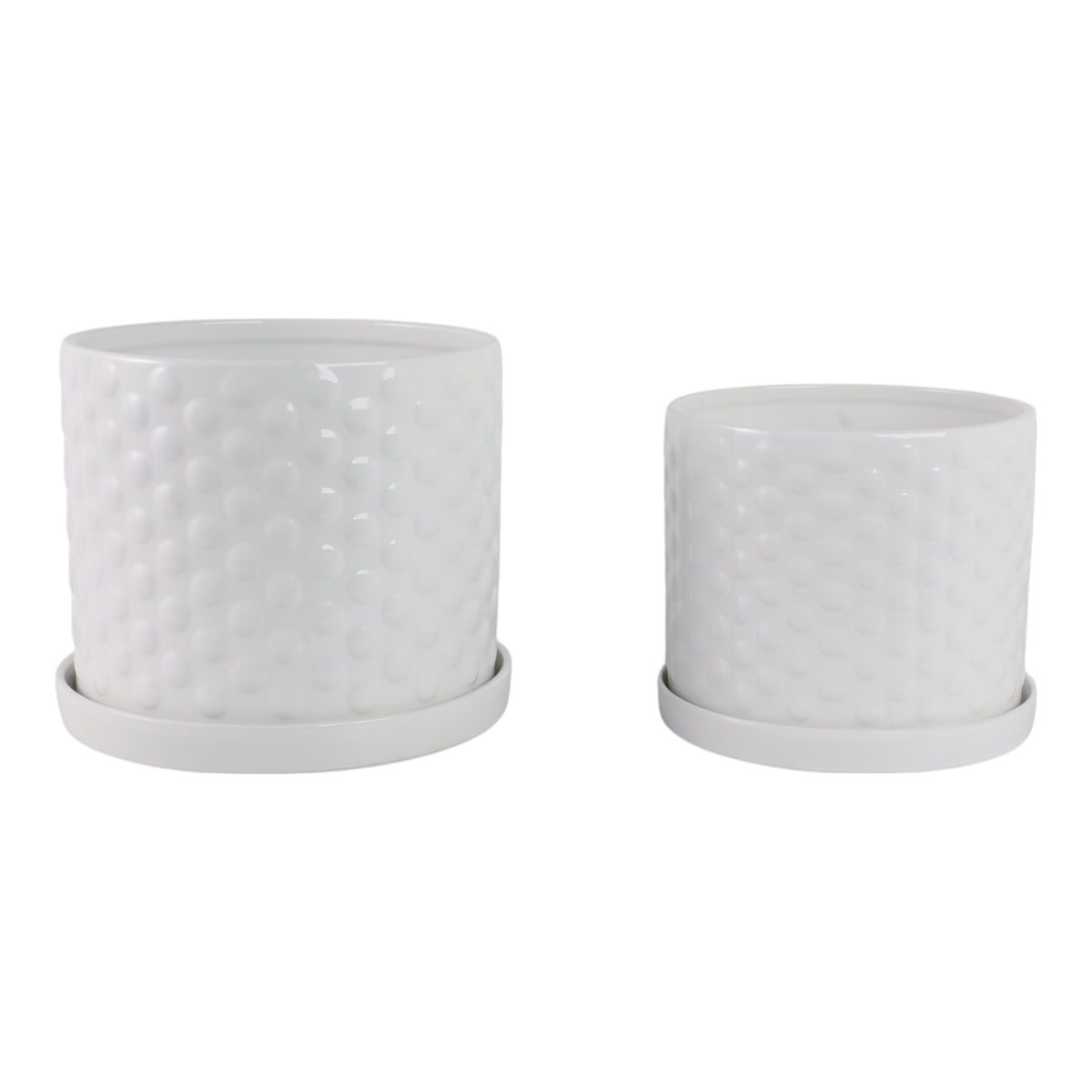 Deckerford White Planters (Set of 2)