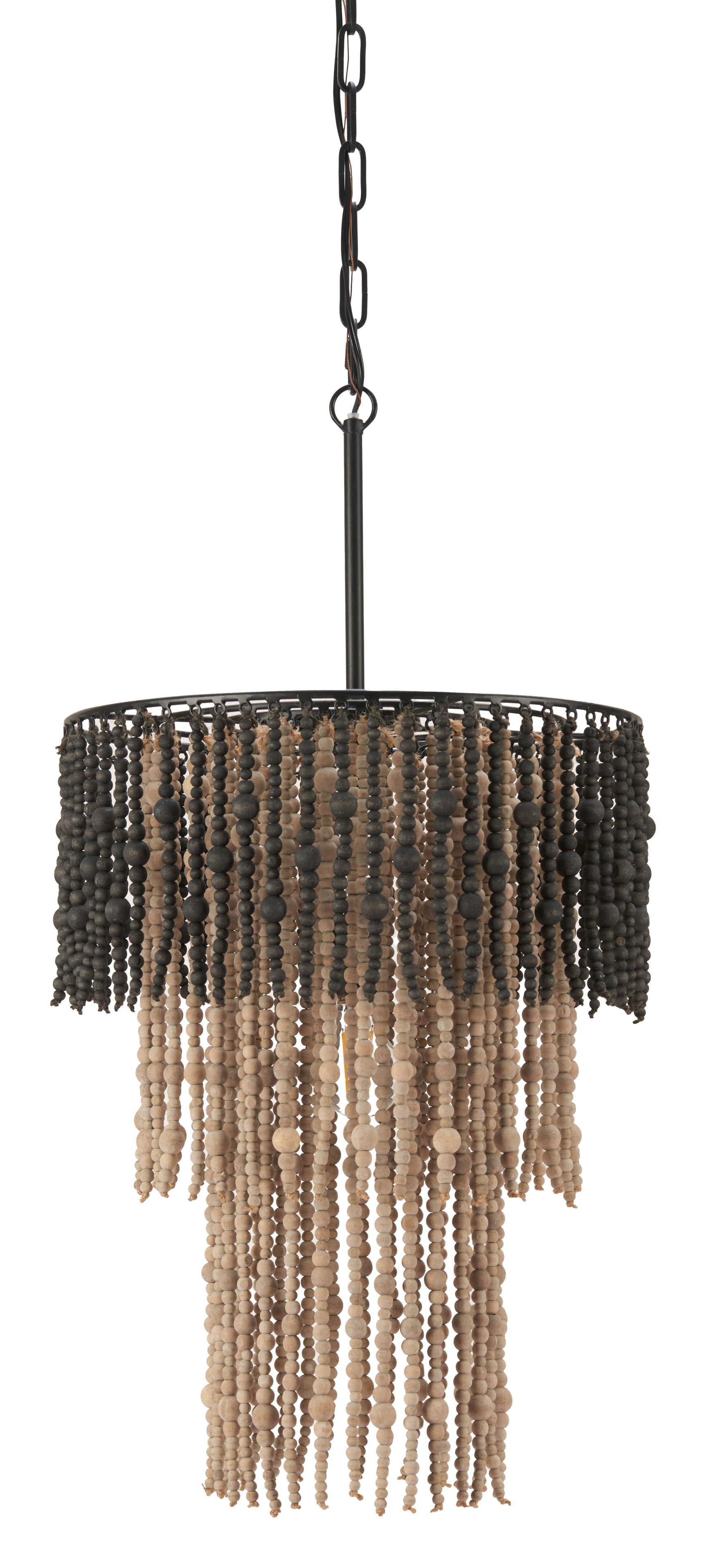 Bizu Black & Beige Ceiling Lamp