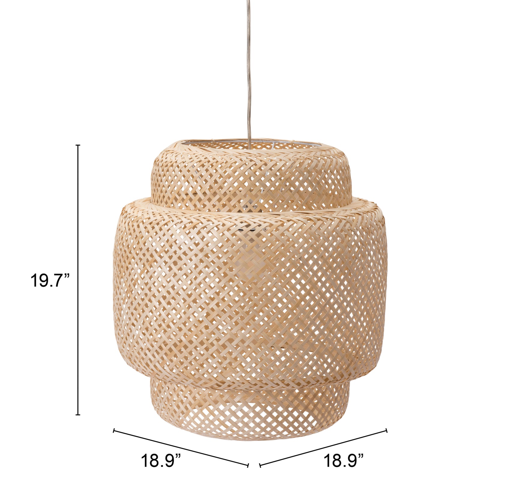 Finch Natural Ceiling Lamp