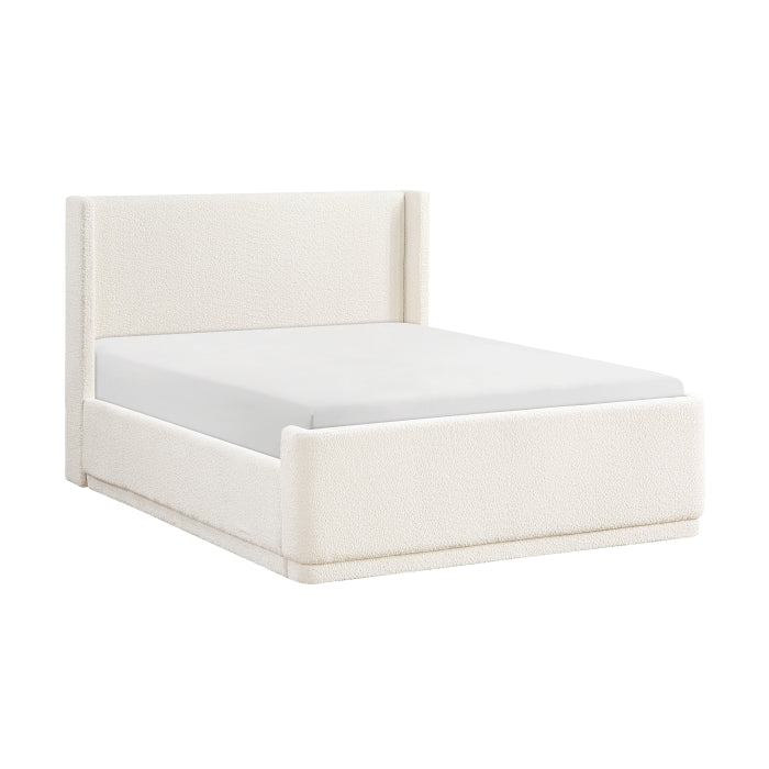 Carmel Beige Queen Platform Bed