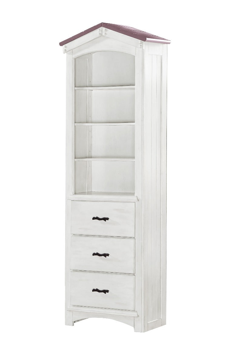 Tree House Pink/White Bookcase Cabinet