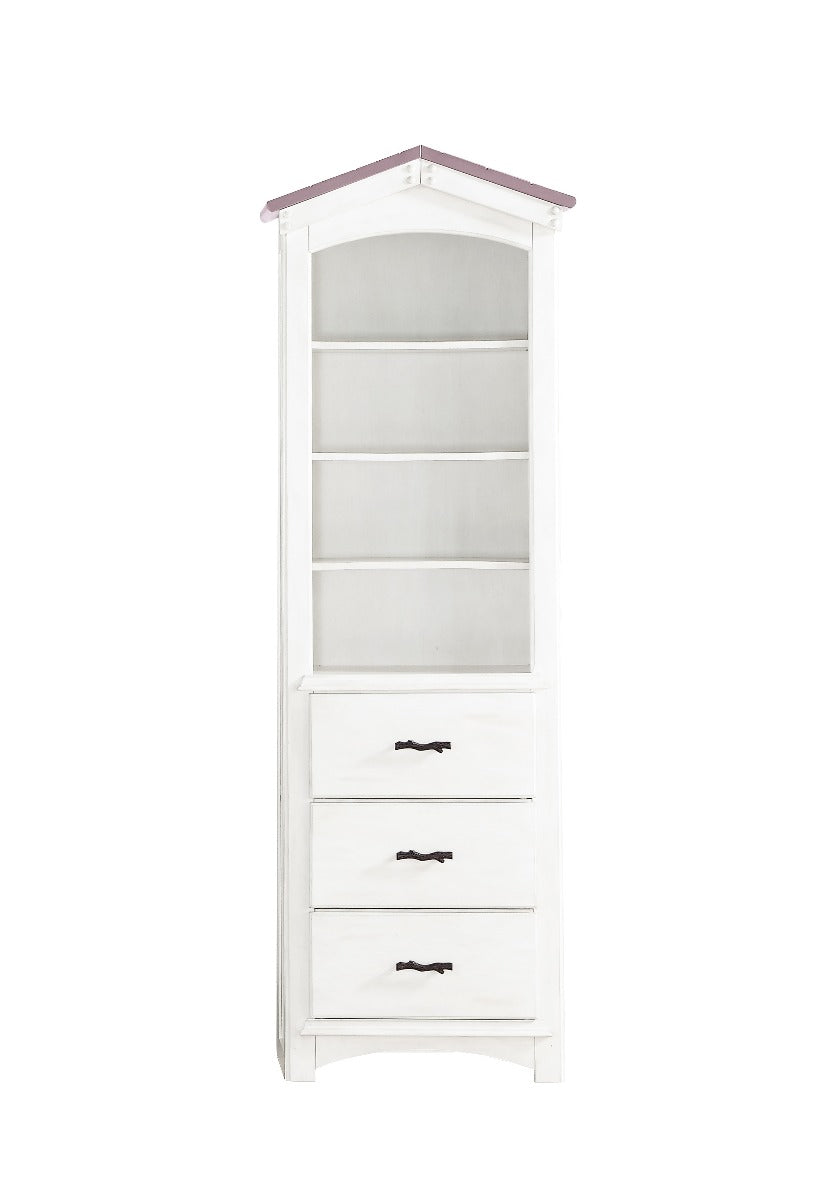 Tree House Pink/White Bookcase Cabinet