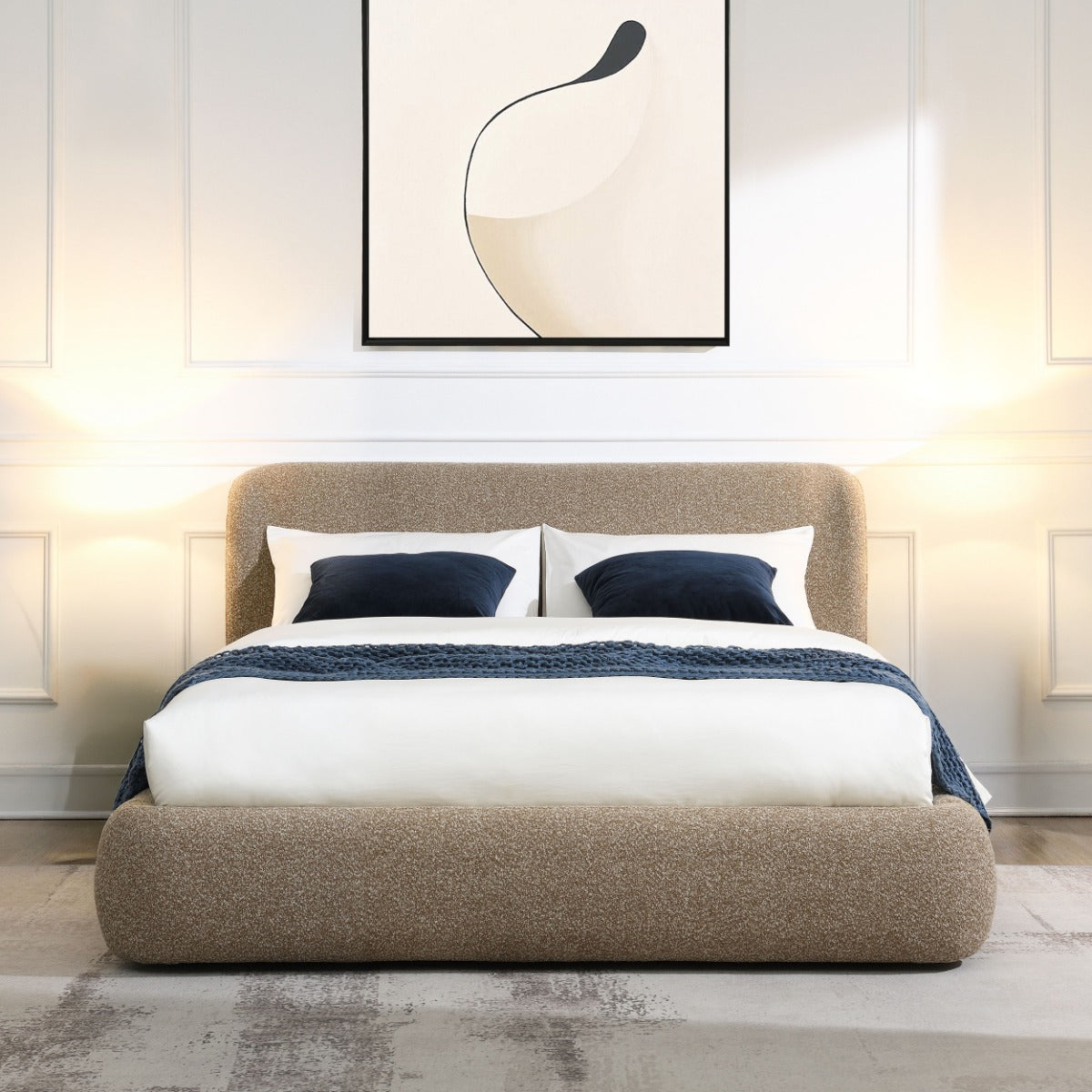 Erica Dark Beige Full Bed