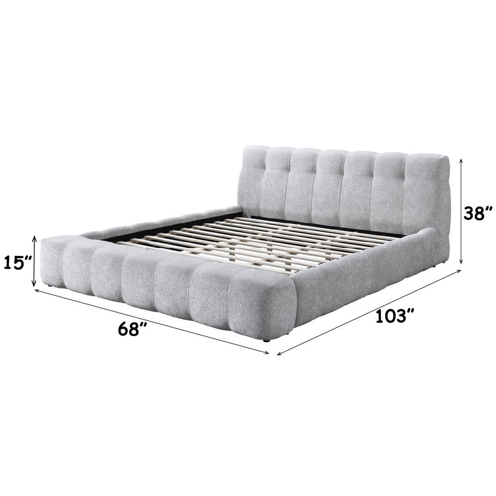 Hannah Gray Queen Bed
