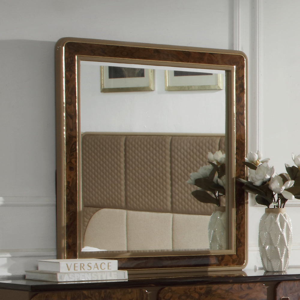 Marcelino Brown/Beige Mirror