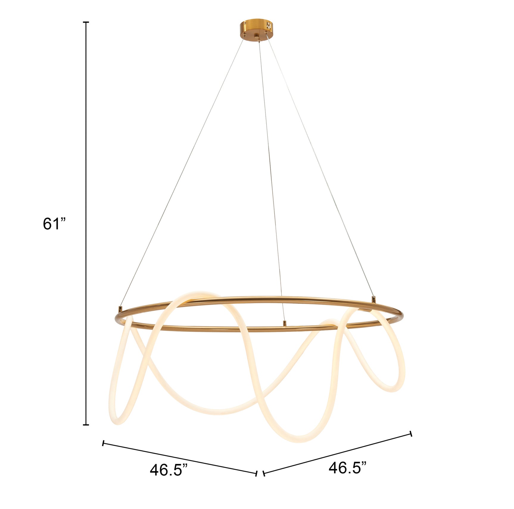 Wiber Brass Ceiling Lamp