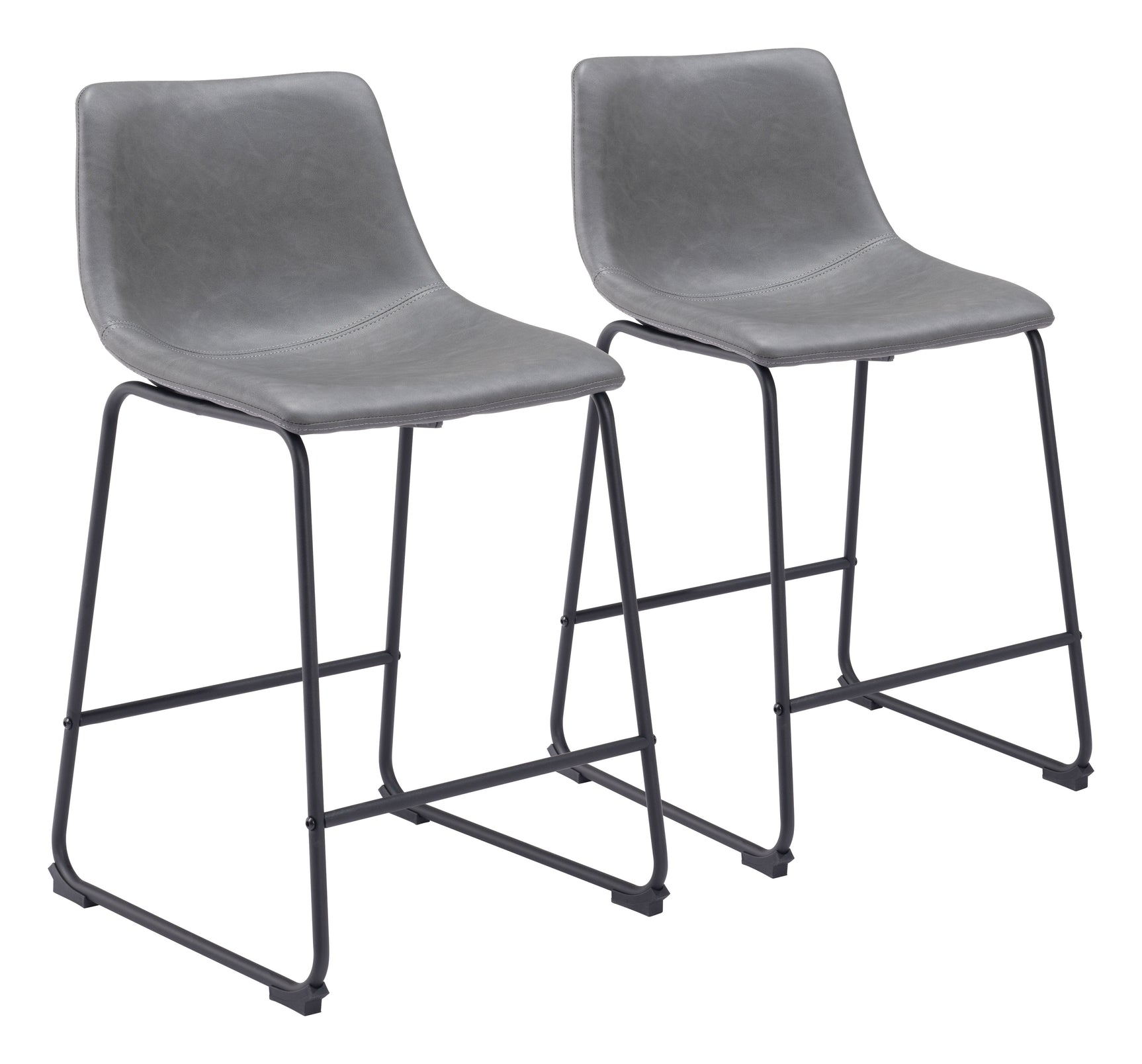 Smart Charcoal Counter Stool (Set of 2)