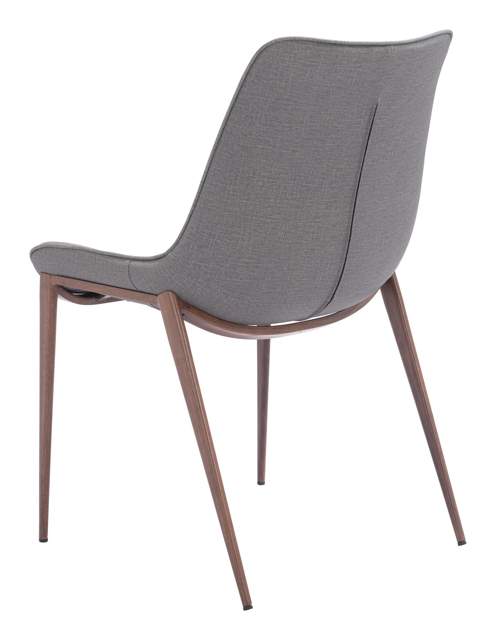 Magnus Slate Gray & Walnut Dining Chair (Set of 2)