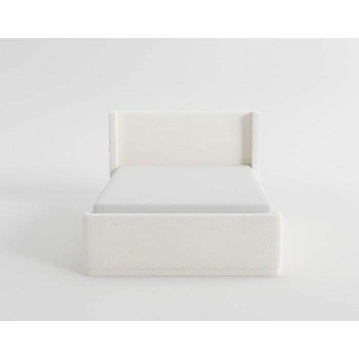 Carmel White Full Platform Bed