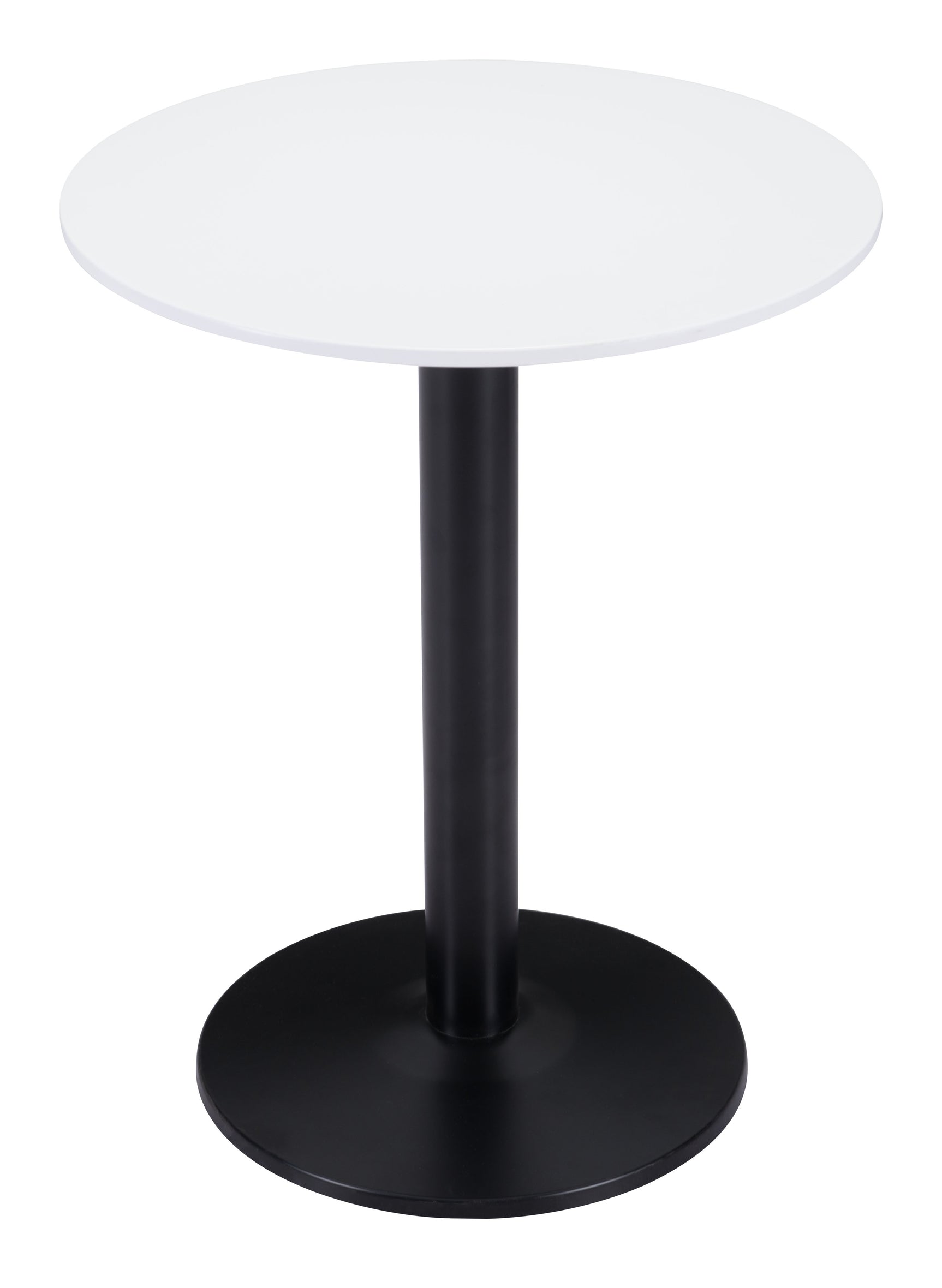 Alto White & Black Bistro Table