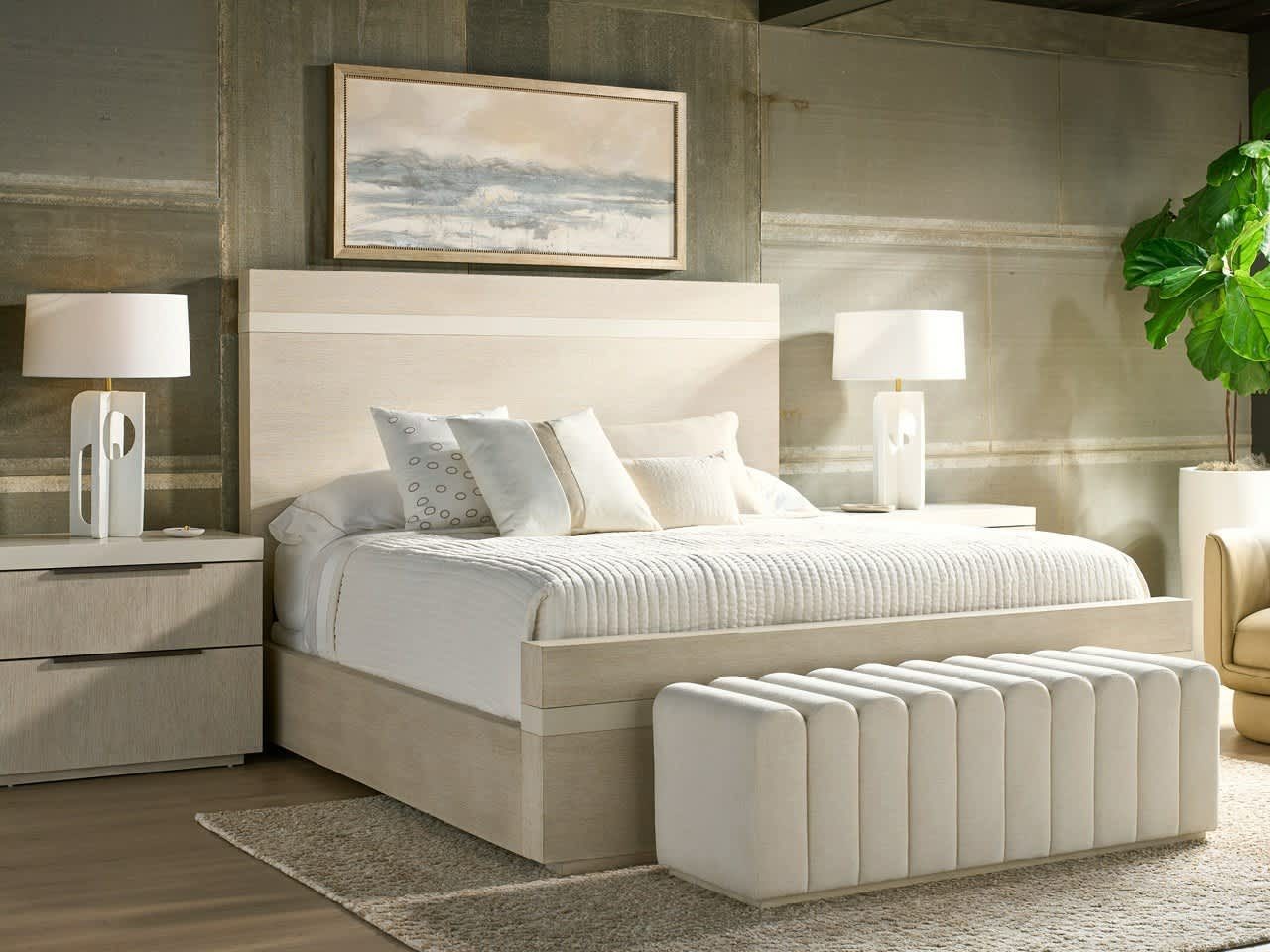 Quartz Mist Queen Bed