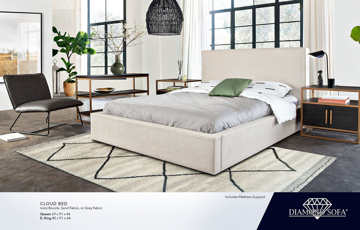 Cloud Fabric Bed - Ornate Home